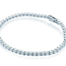 랩다이아 18k 테니스팔찌 4프롱 3mm