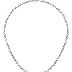 여자 18k 30대 목걸이 테니스 3발세팅 1부(3mm)  랩다이아